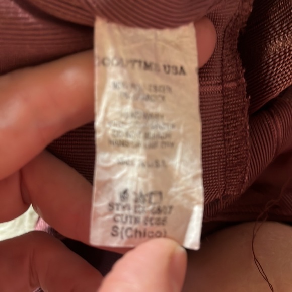 Vintage Flare leg Jumpsuit Small Mauve - Picture 6 of 6